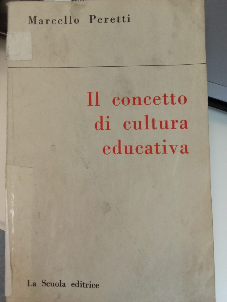 IL CONCETTO DI CULTURA EDUCATIVA