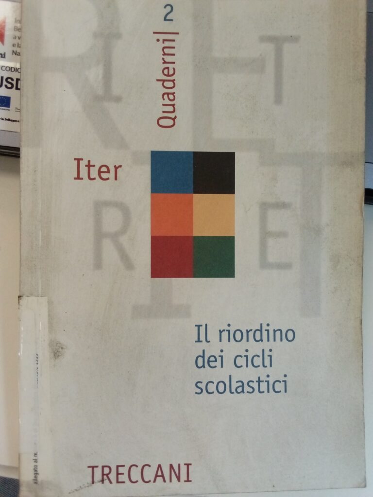 Il riordino dei cicli scolastici