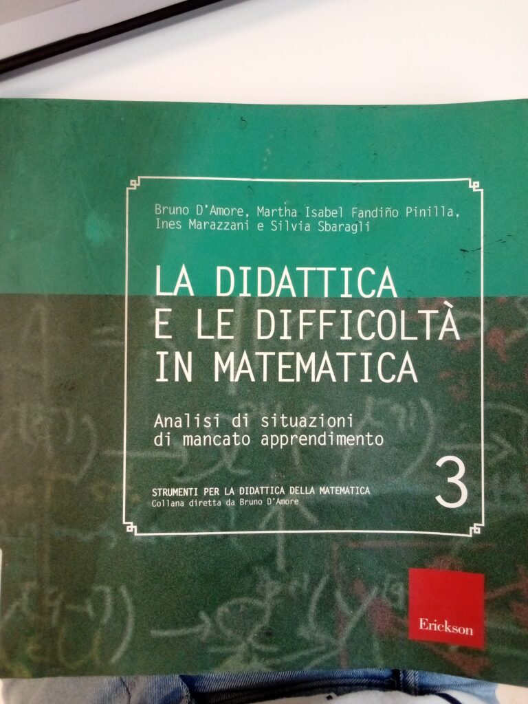 LA DIDATTICA E LE DIFFICOLTA’ IN MATEMATICA