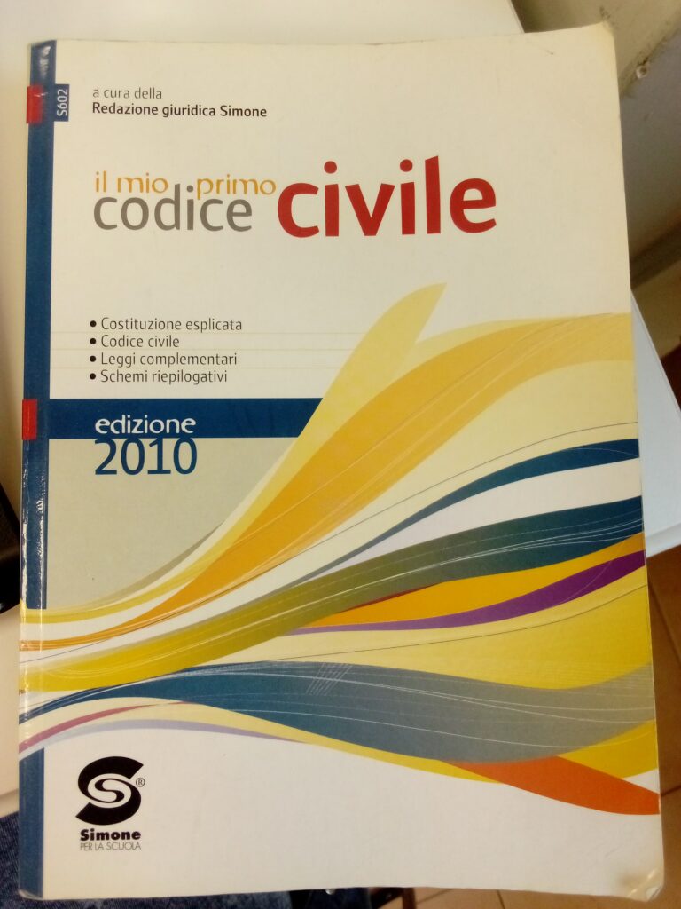 IL MIO PRIMO CODICE CIVILE