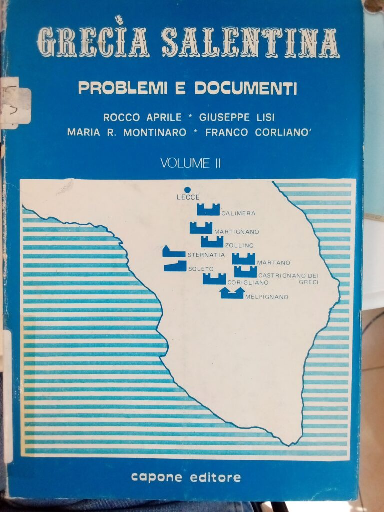 Grecia Salentina problemi e documenti