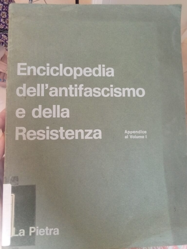 Enciclopedia dell’antifascismo e della resistenza (appendice al vol. 1)