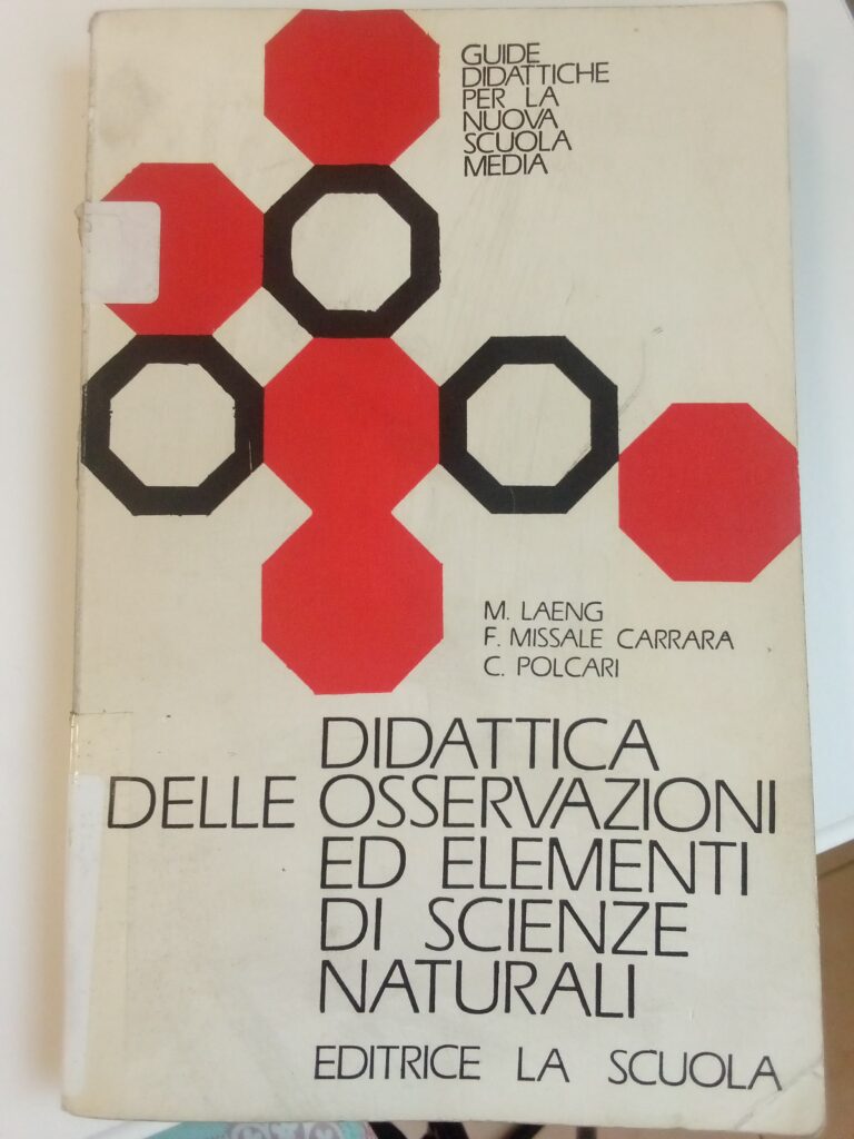 DIDATTICA DELLE OSSERVAZIONI ED ELEMENTI DI SCIENZE NATURALI