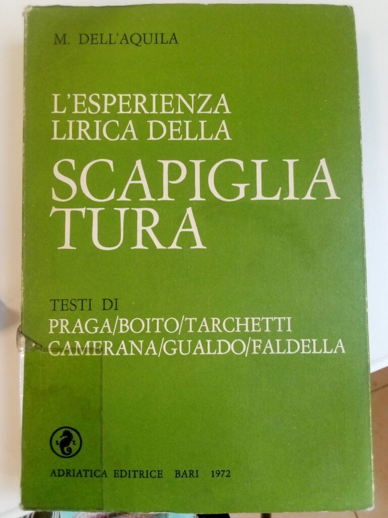 L’ ESPERIENZA LIRICA DELLA SCAPIGLIATURA