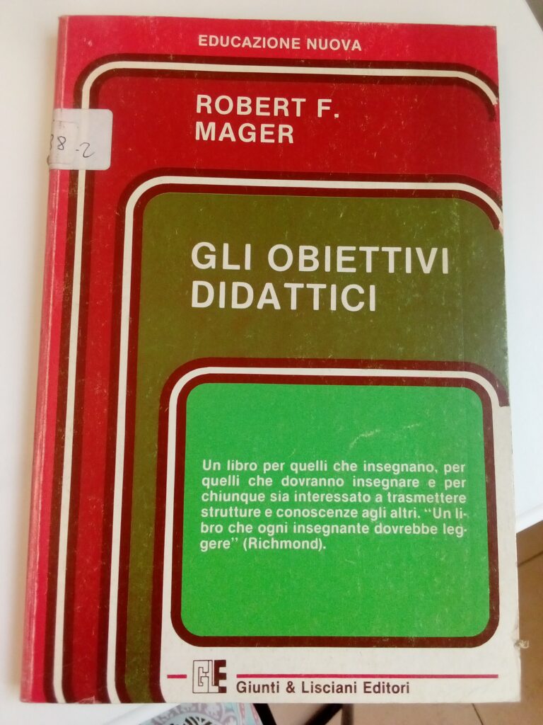 GLI OBIETTIVI DIDATTICI