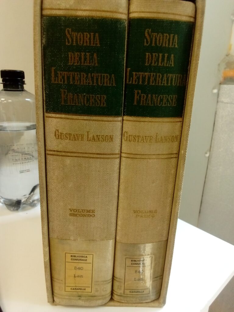 STORIA DELLA LETTERATURA FRANCESE
