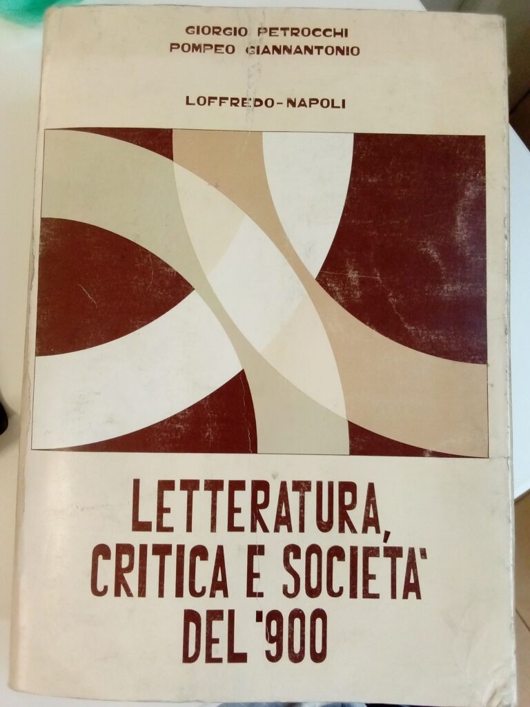 LETTERATURA CRITICA E SOCIETA’ DEL ‘900