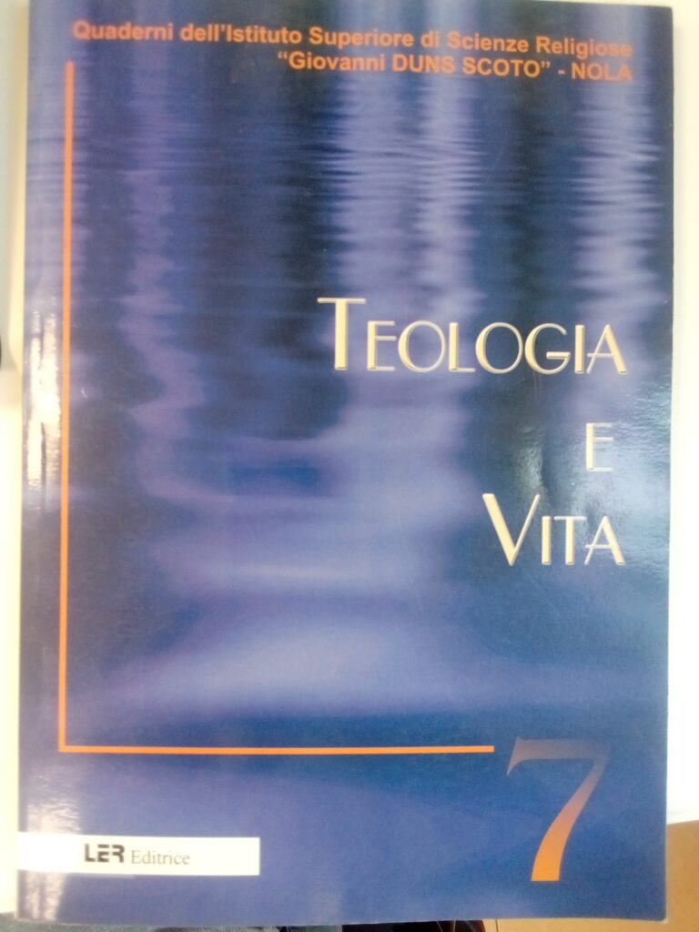 TEOLOGIA E VITA