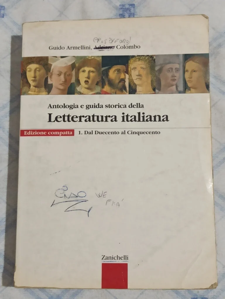 ANTOLOGIA E GUIDA STORICA DELLA LETTERATURA ITALIANA